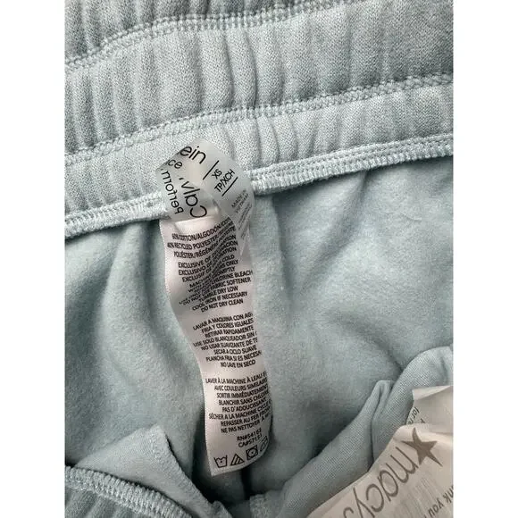 Calvin Klein Women's Fleece Logo Stripe Joggers NWOT SEA LEVEL SIZE XS - Picture 7 of 9